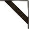 Ekena Millwork Traditional Steel Bracket, Antiqued Warm Silver 2"W x 14"D x 14"H BKTM02X14X14TRAWS - alternate 2